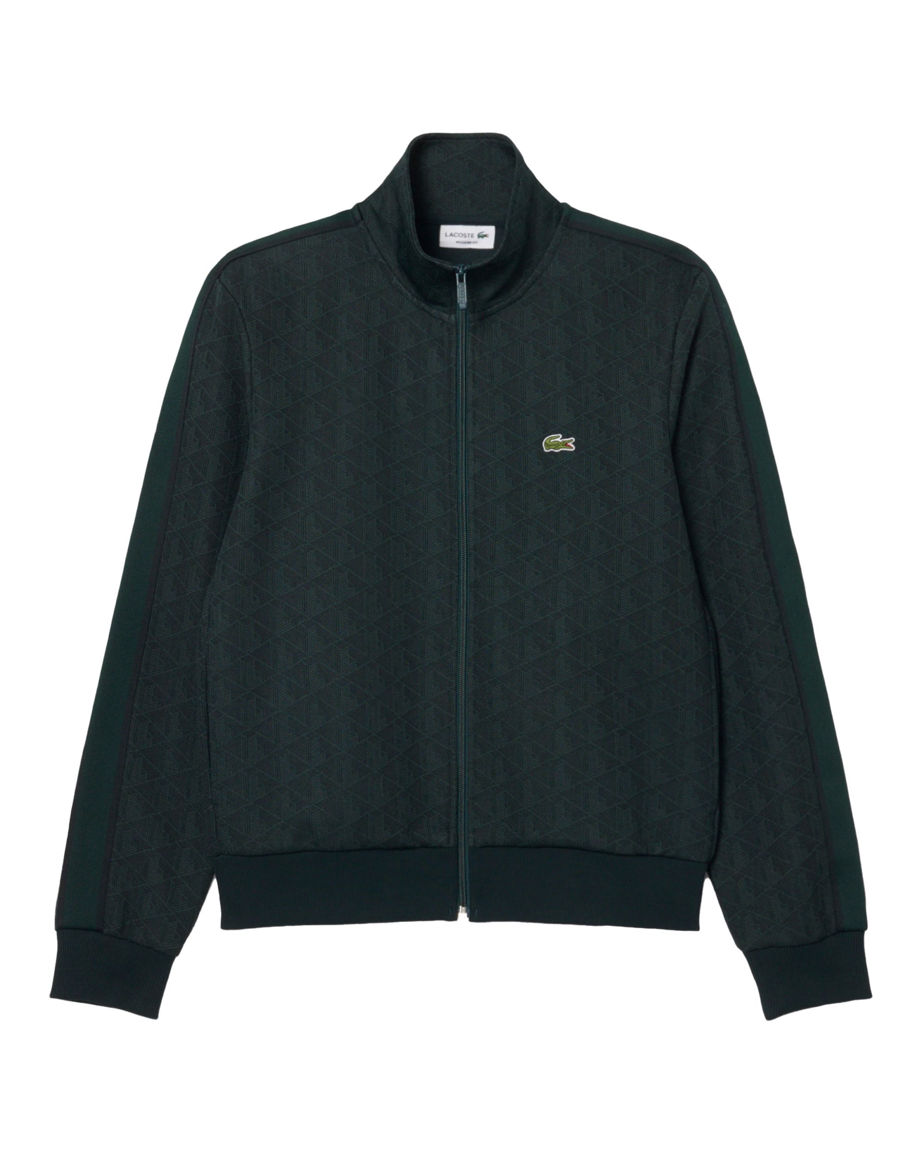 Men's Lacoste Monogram Dark Green Sweatshirt