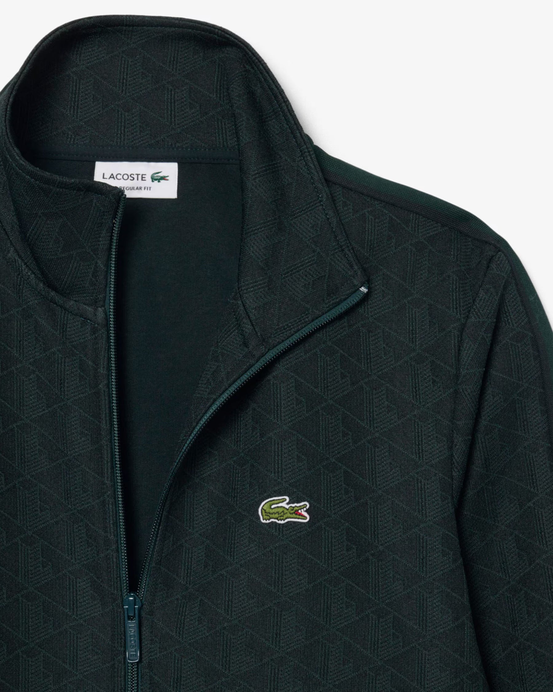 Men's Lacoste Monogram Dark Green Sweatshirt