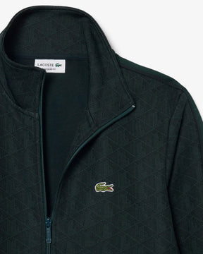 Men's Lacoste Monogram Dark Green Sweatshirt