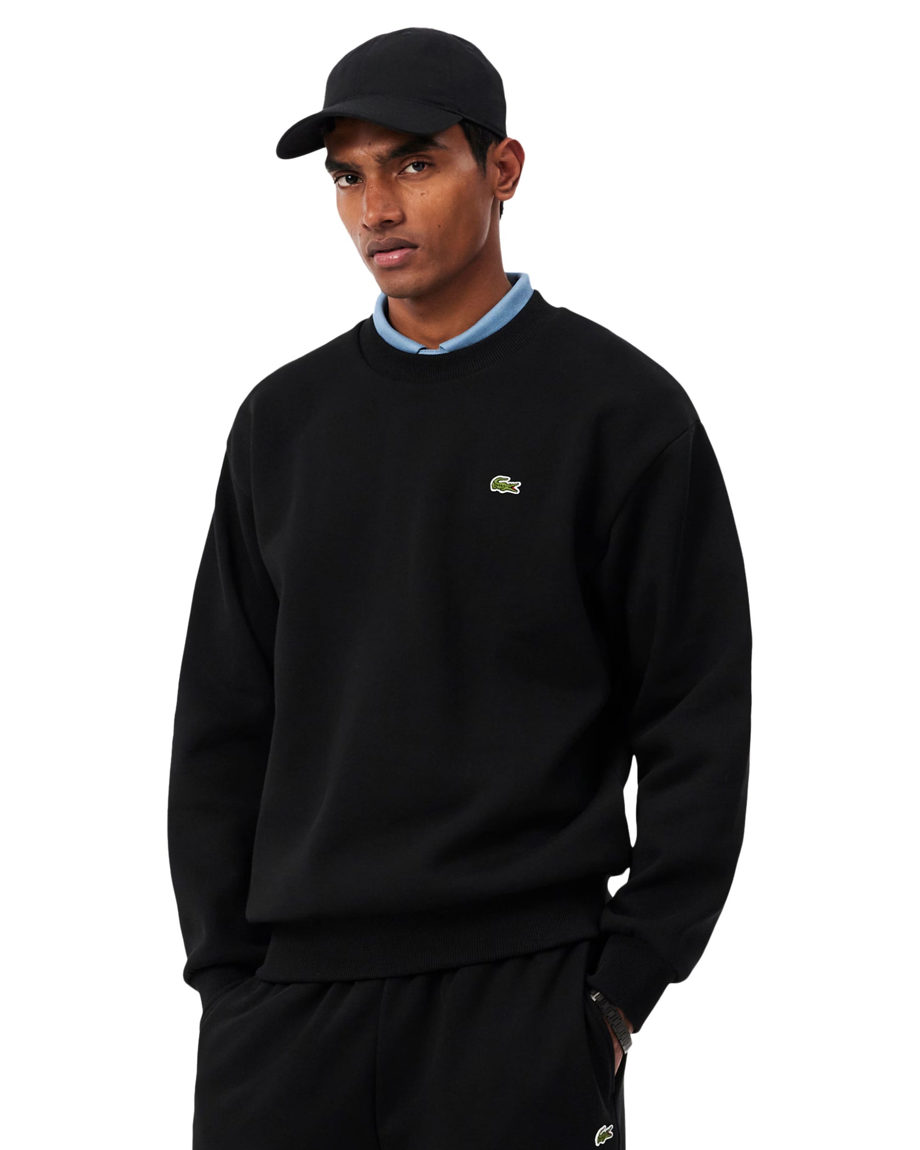 Felpa Uomo Lacoste Nero