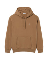Lacoste Men's Sweatshirt with Brown Hood