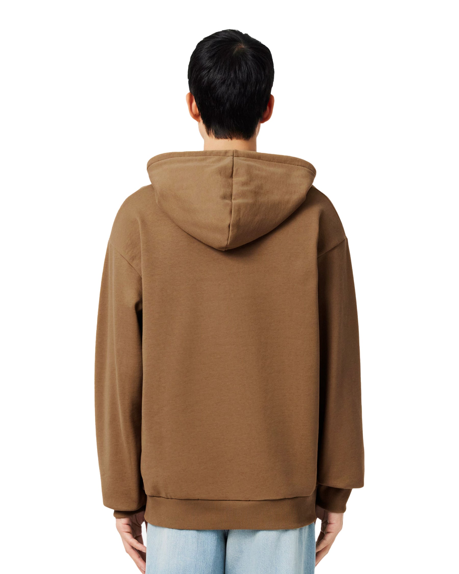 Lacoste Men's Sweatshirt with Brown Hood