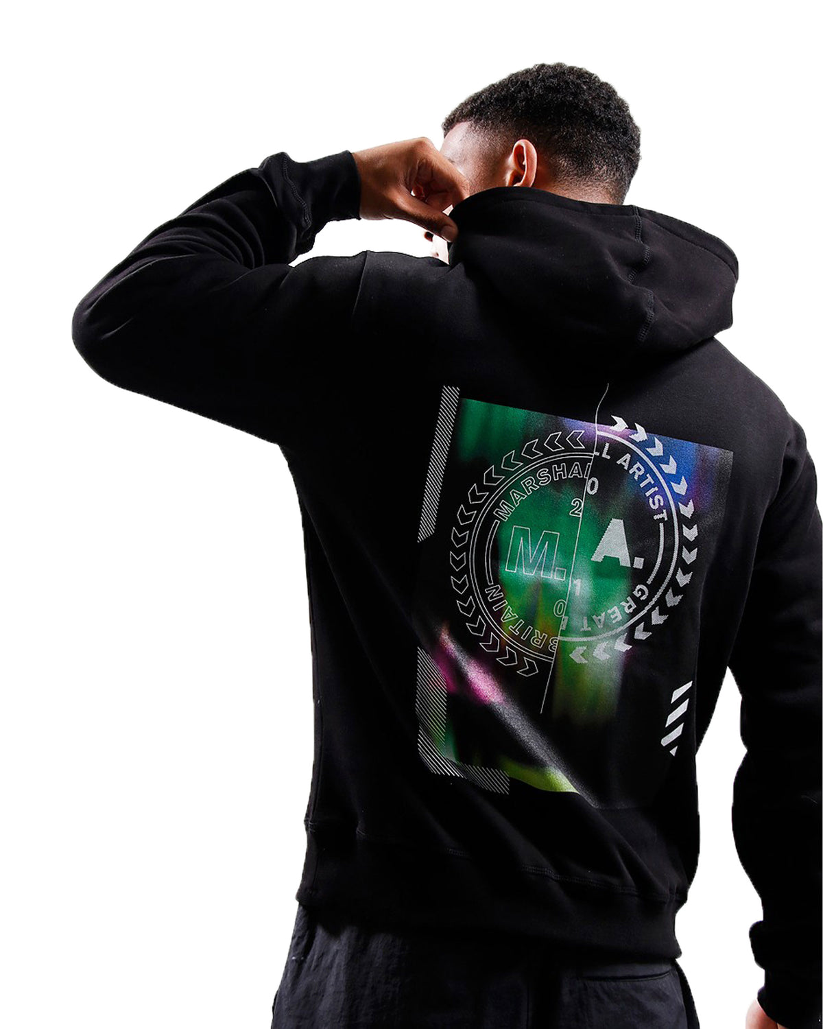 Man Hoodie Marshall Artist Paridso Black