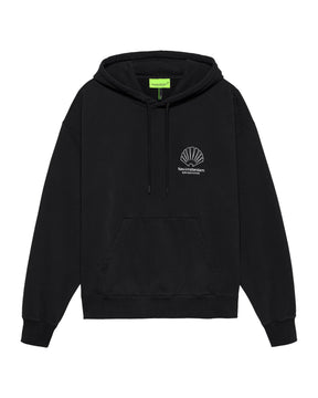 Felpa Uomo New Amsterdam Surfassociation Logo Hoodie Nero