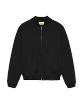 Felpa Uomo New Amsterdam Surfassociation Waffle Zip Up Black