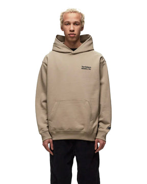 Felpa Uomo New Balance Athletics Embroidered Relaxed Hoodie Beige