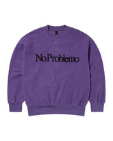 No Problemo Reverse Fleece Sweat Violet
