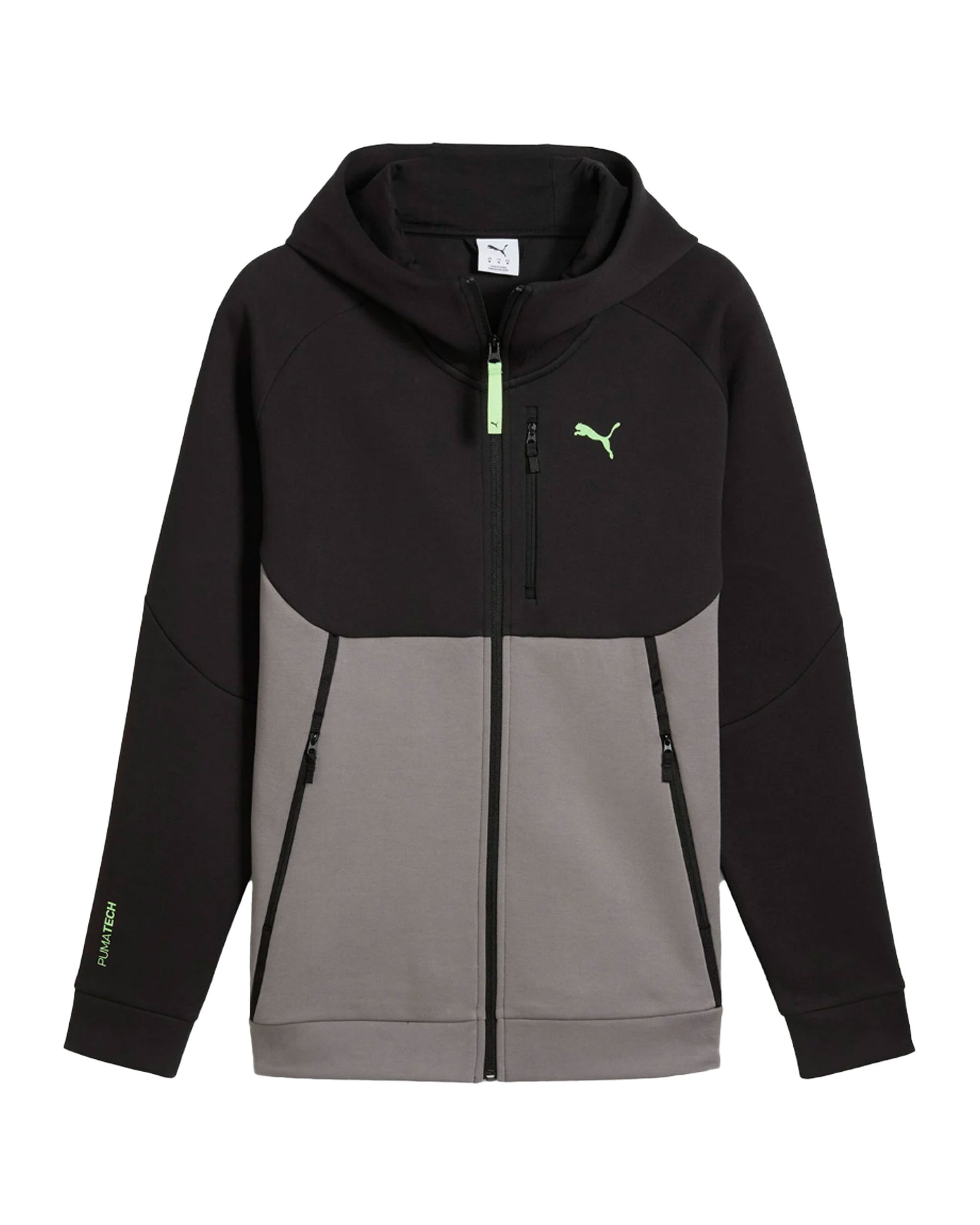 Man's Puma Pumatech Full-Zip Hoodie Cast Iron