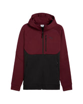 Man's Pumatech Full-Zip Hoodie Ruby Shimmer-Puma Black