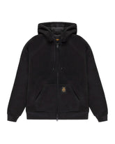 Felpa Uomo RefrigiWear Frankie Full Zip Nera