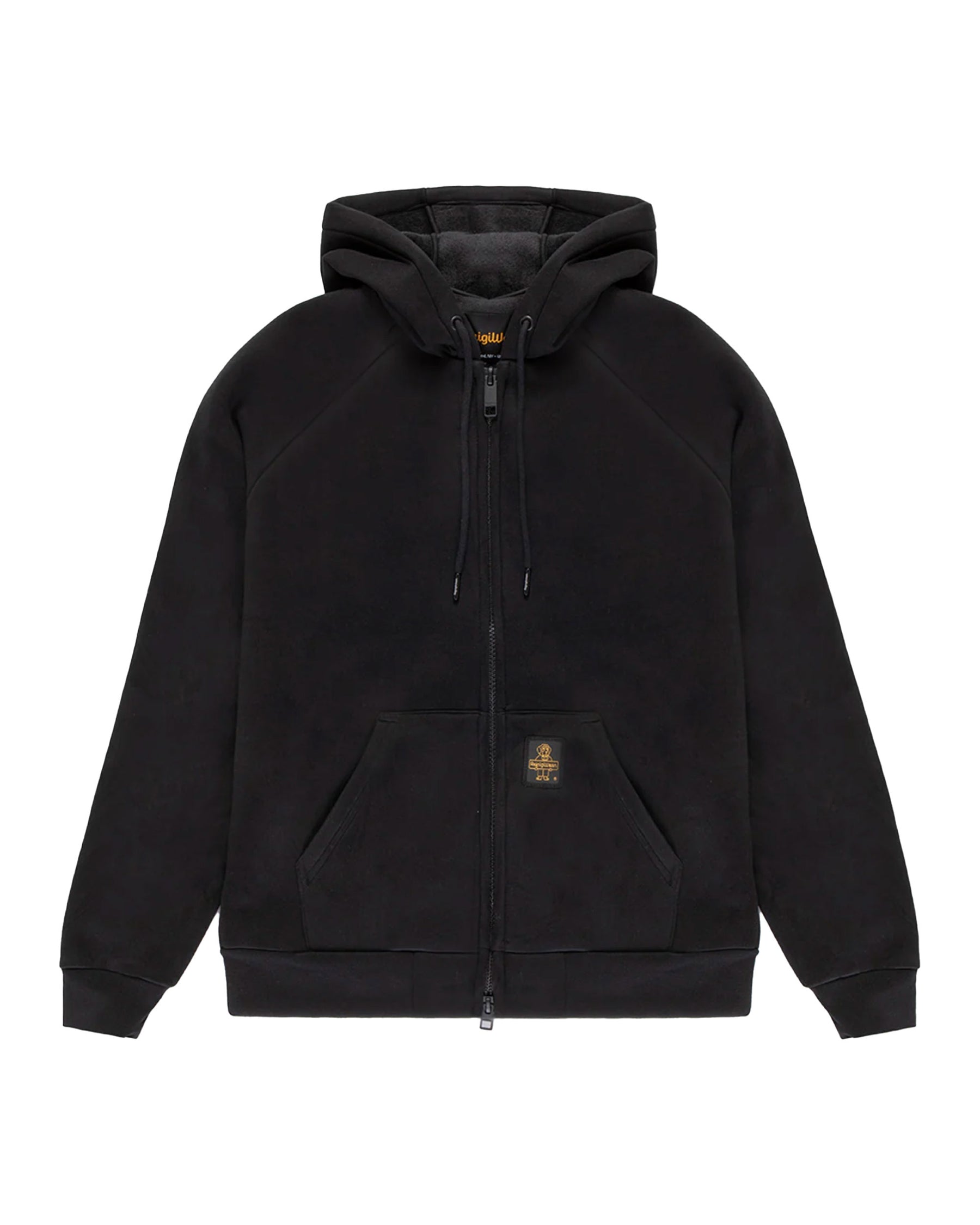 Felpa Uomo RefrigiWear Frankie Full Zip Nera