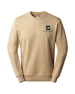 Felpa Uomo The North Face Coordinates Crew Khaki Stone