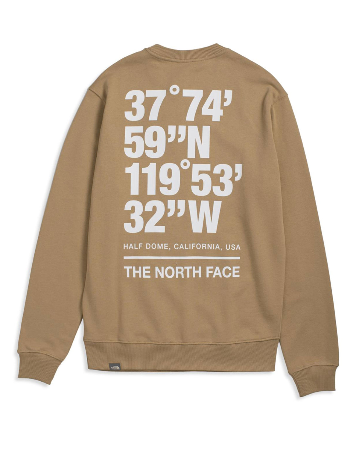 Felpa Uomo The North Face Coordinates Crew Khaki Stone