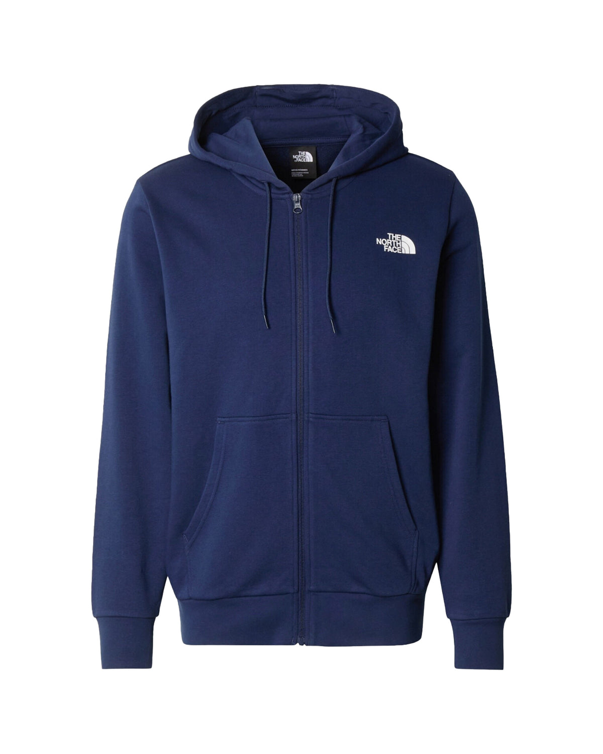 Felpa Uomo The North Face Full Zip Simple Blu