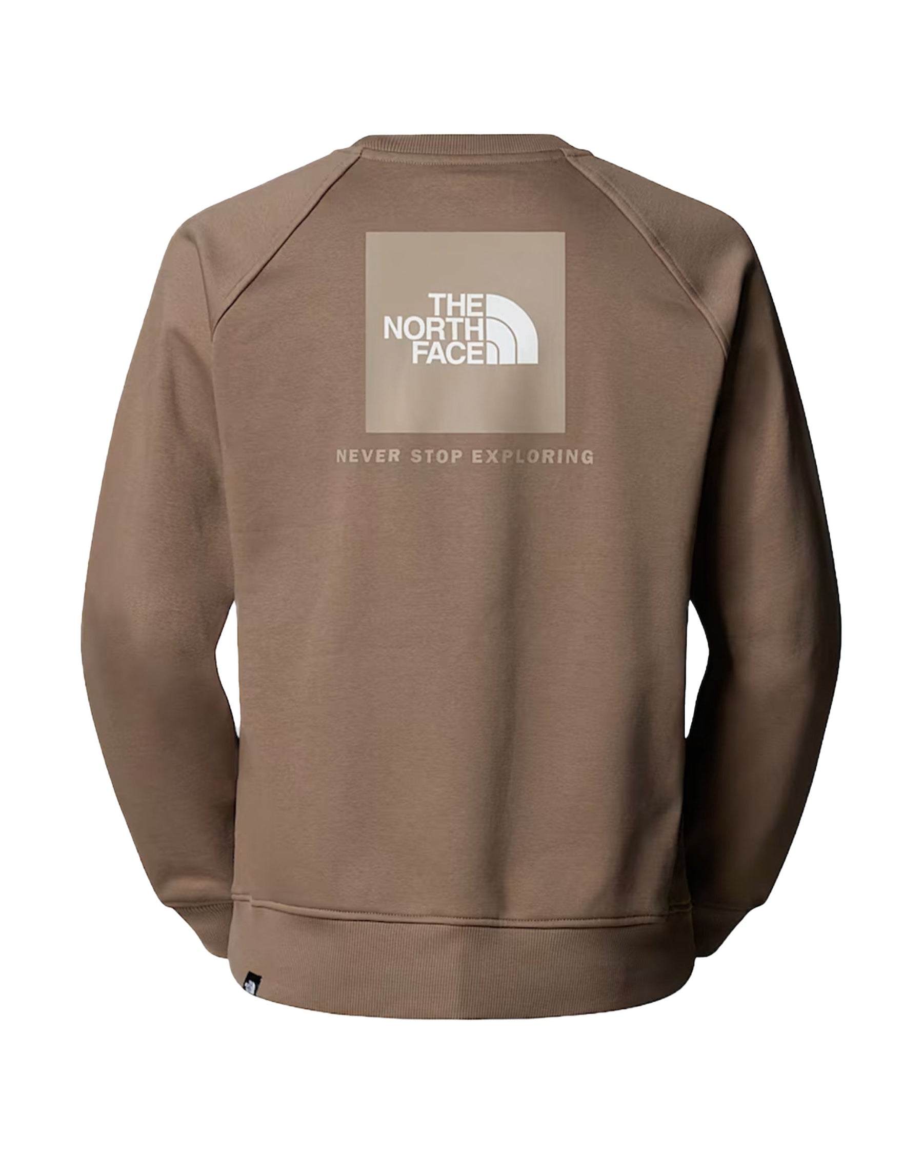 The North Face Raglan Box Nse Crew Mocha Brown
