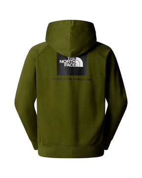 Felpa Uomo The North Face Raglan Box Nse Hoodie Woodland Green