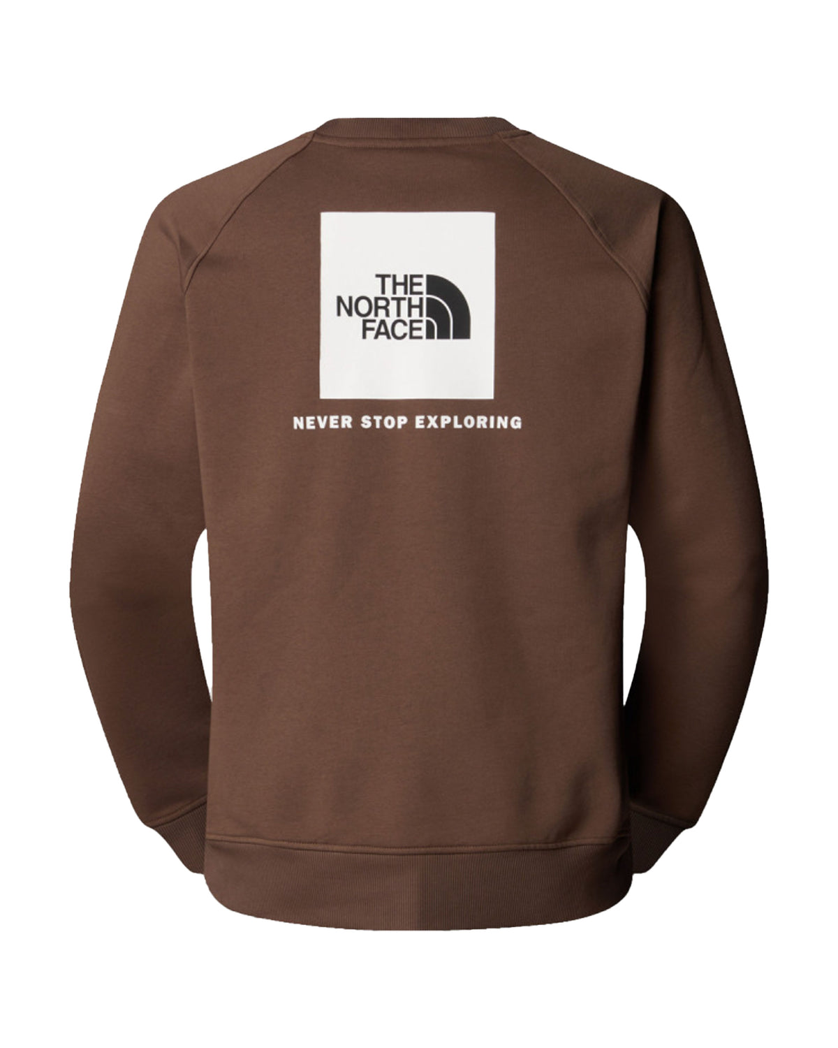 Felpa Uomo The North Face Raglan Redbox Crew Smokey Brown