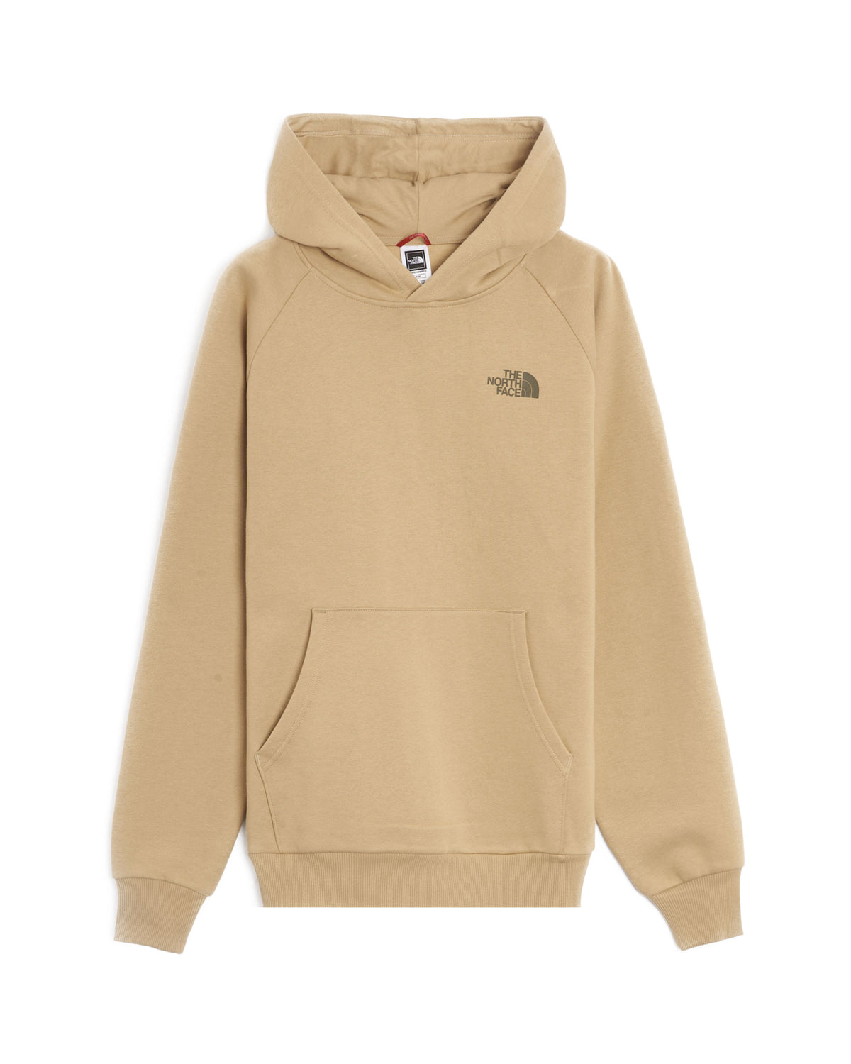 The North Face Raglan Redbox Hoodie Khaki Stone