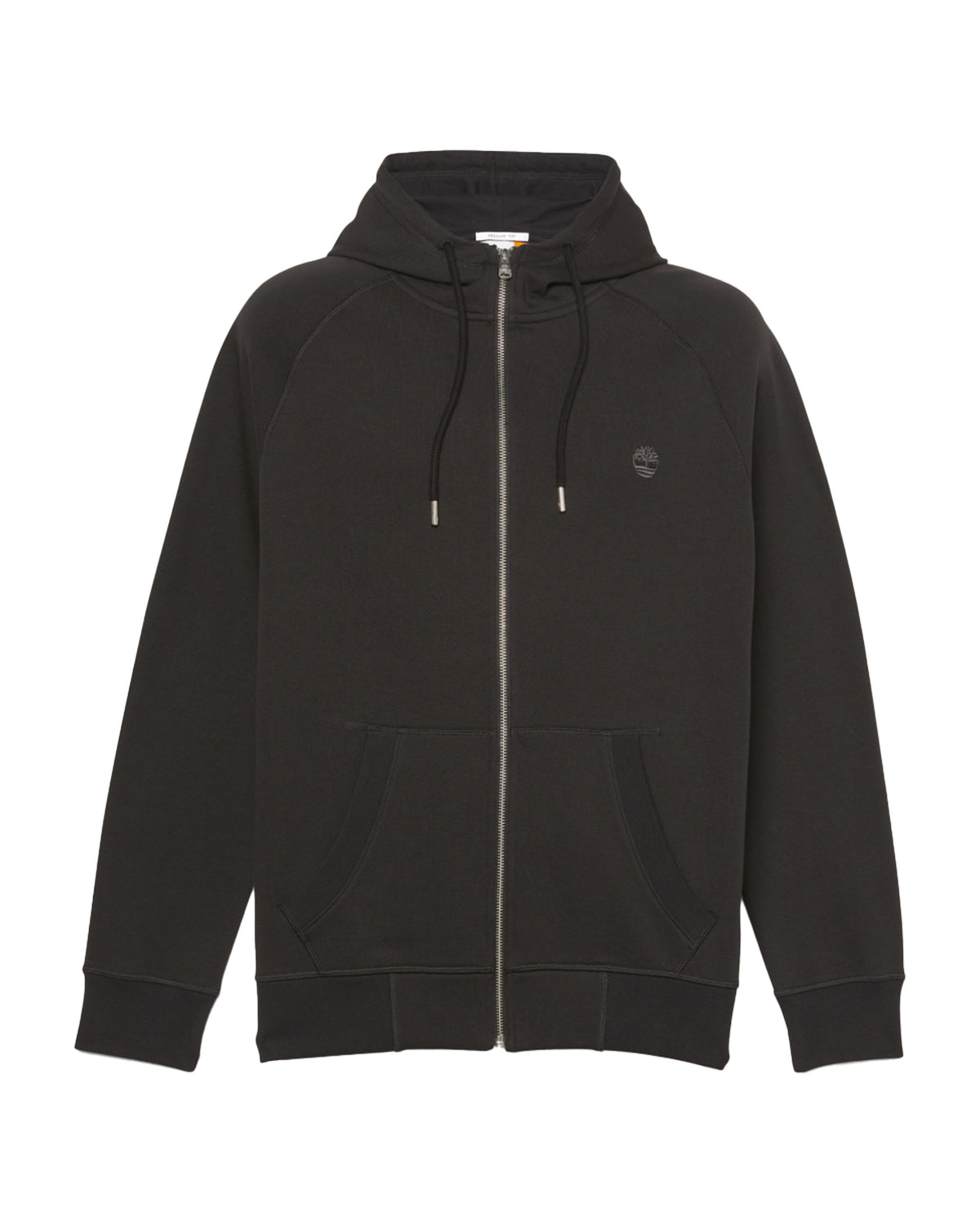 Felpa Uomo Timberland Exeter River Brushed Back Full Zip Hoodie Black