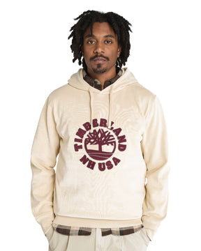 Felpa Uomo Timberland Holiday Graphic Hoodie Angora