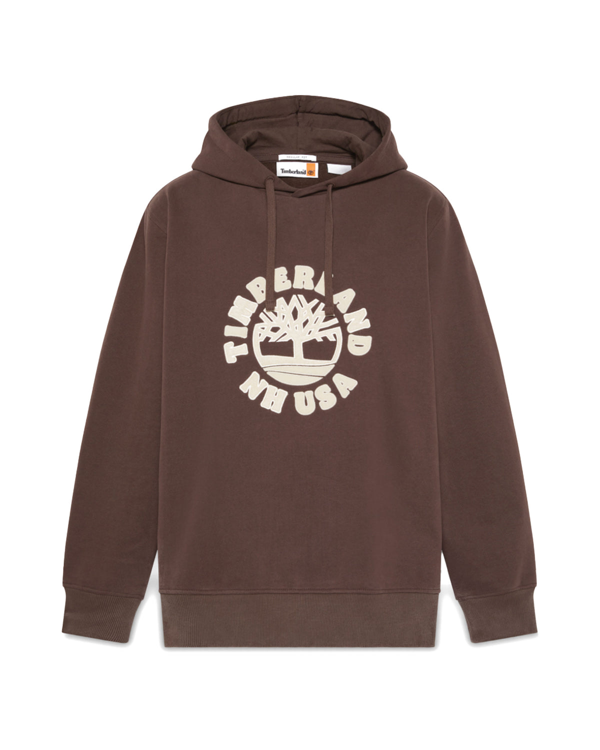 Felpa Uomo Timberland Holiday Graphic Hoodie Chocolate Brown