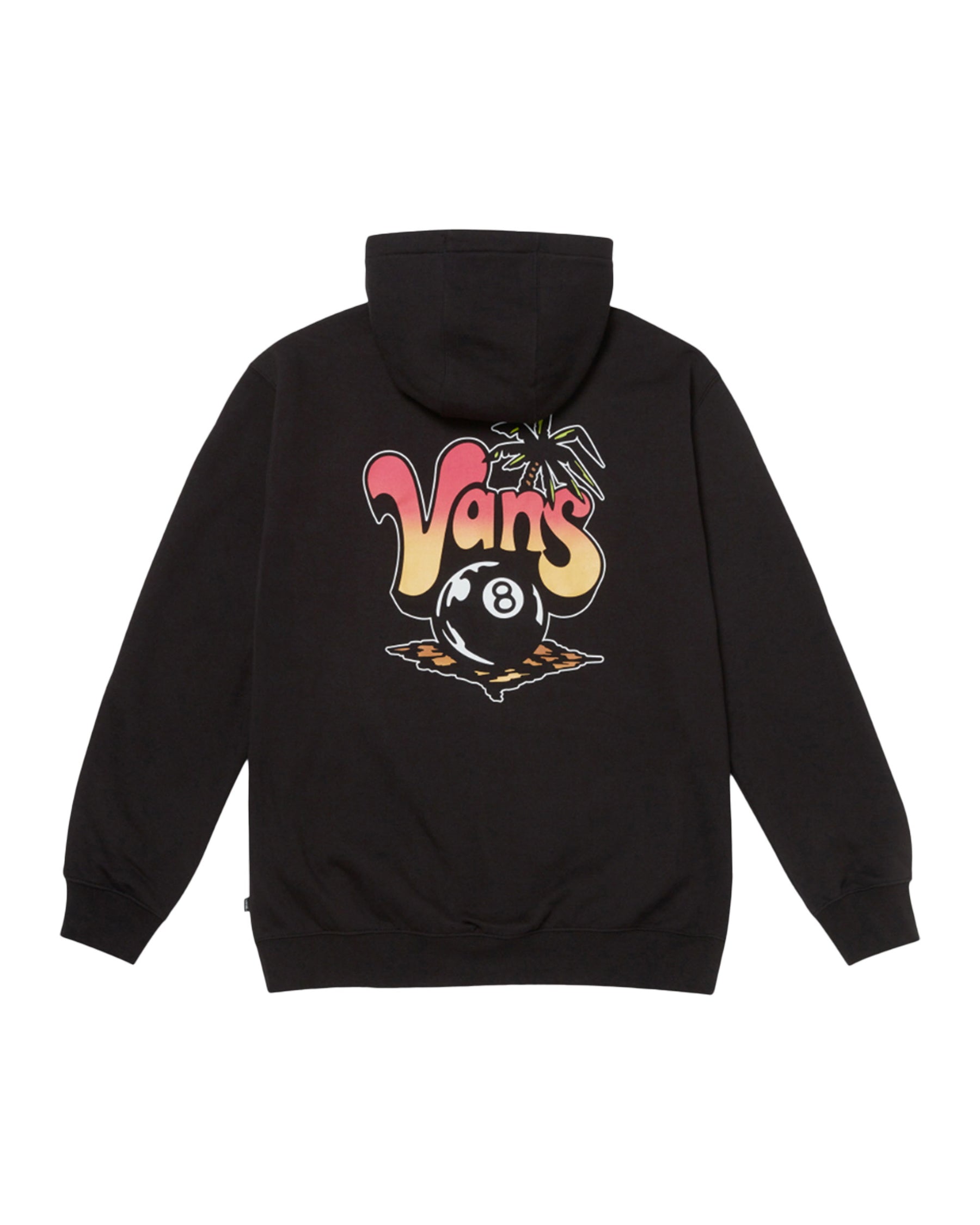 Man Hoodie Vans 8 Ball Po Black