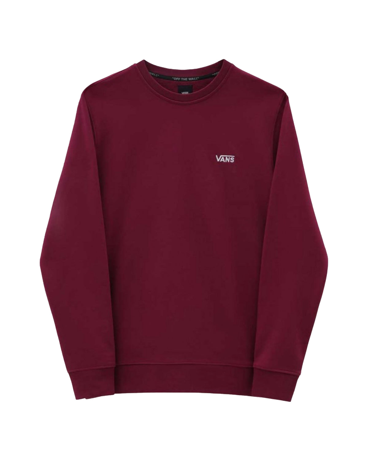 Man Sweatshirt Vans Core Basic Crew Fleece Purple Potion