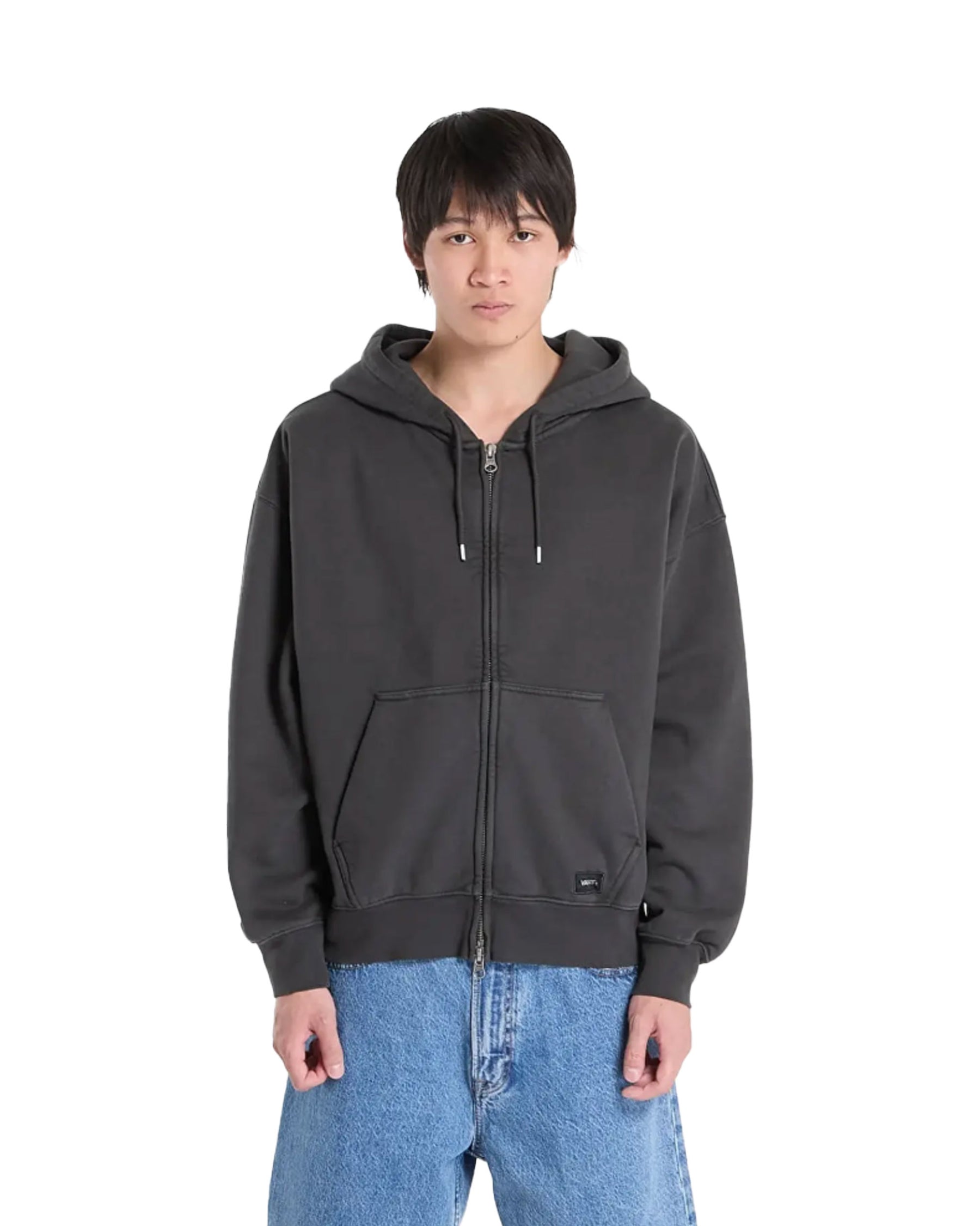 Felpa Uomo Vans LX Zip Hoodie Faded Black