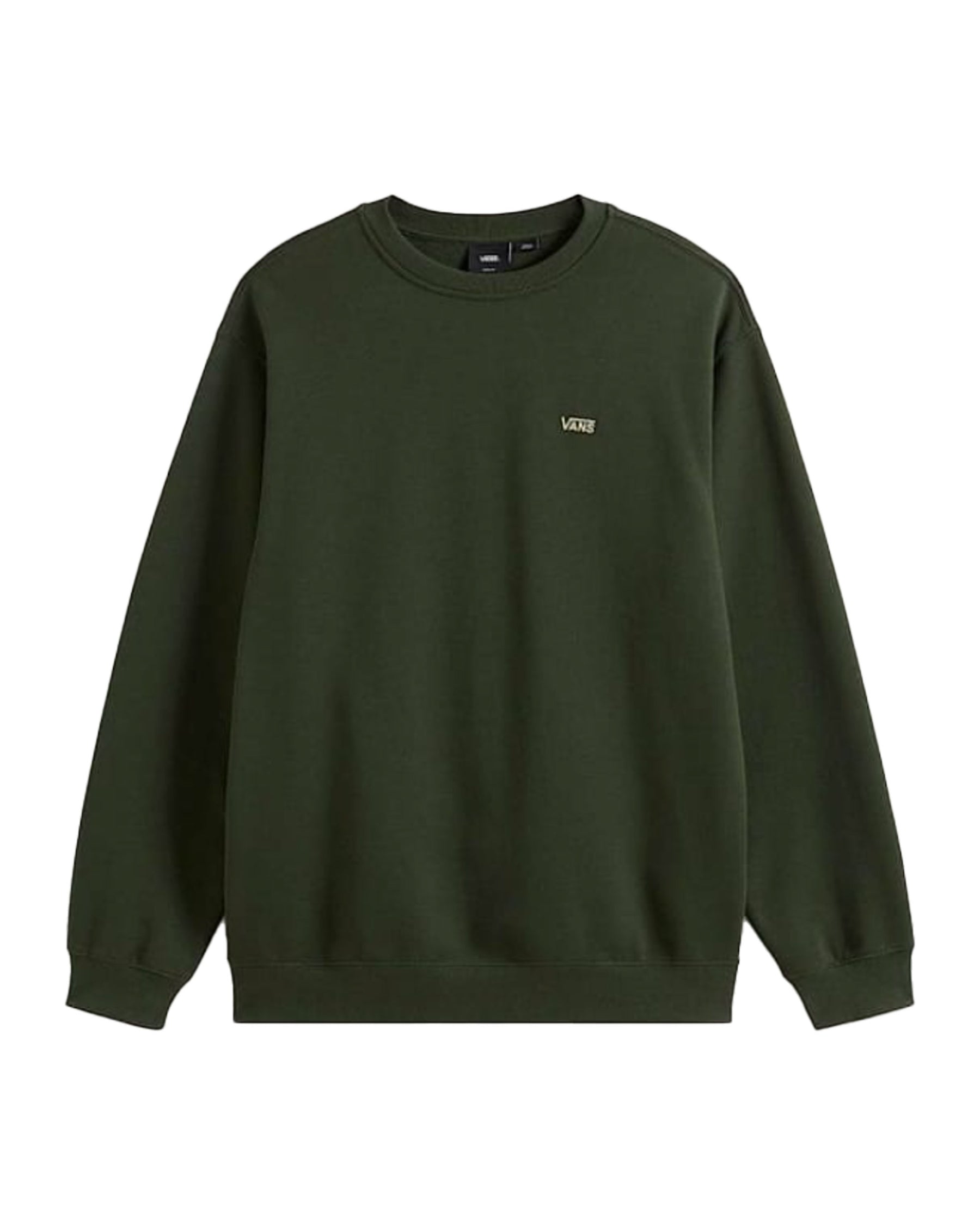 Felpa Uomo Vans Left Chest II Loose Crew Dried Kelp