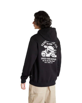 Man Hoodie Vans Speed Racer Full zip Black