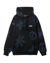 Felpa Uomo X-Large Peace Hooded Sweatshirt Nero