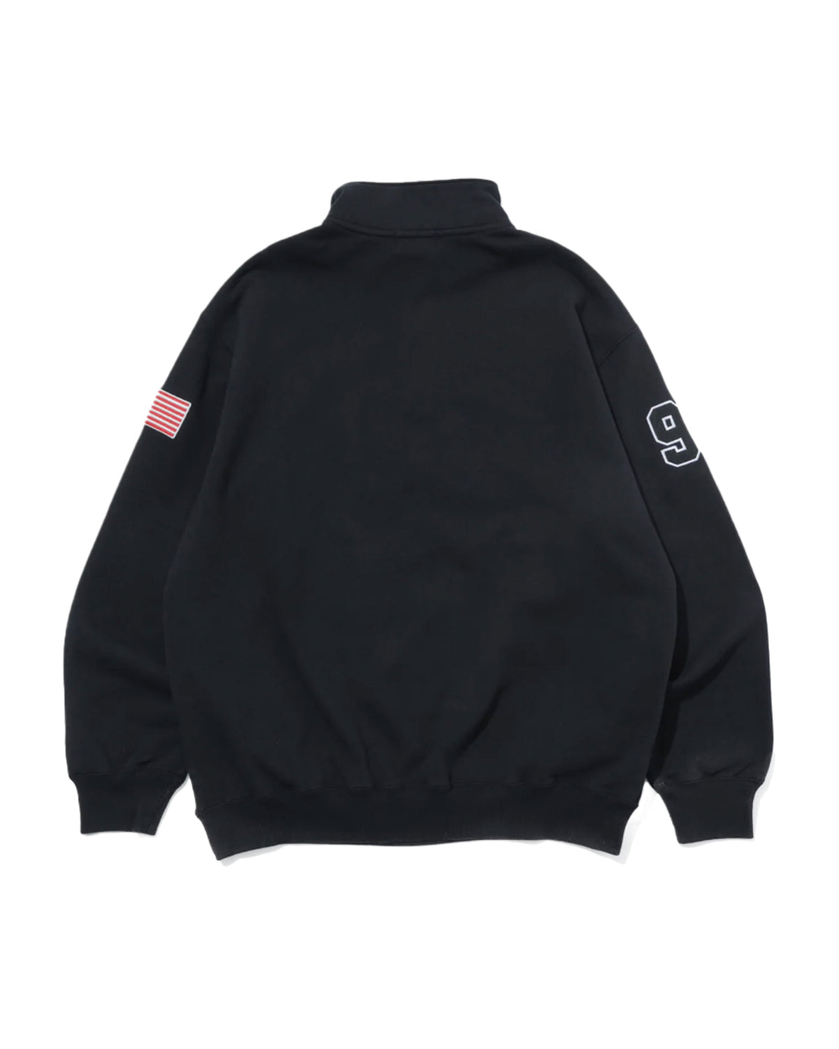 Felpa Uomo X-Large Arch Logo Half Zip Sweatshirt Black