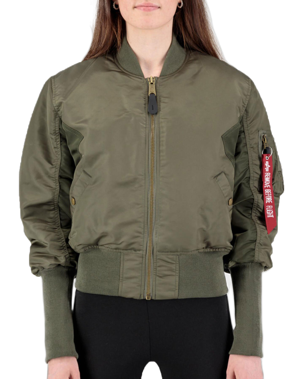 Giacca Donna Alpha Industries MA-1 Cyber Wmn Mud Olive