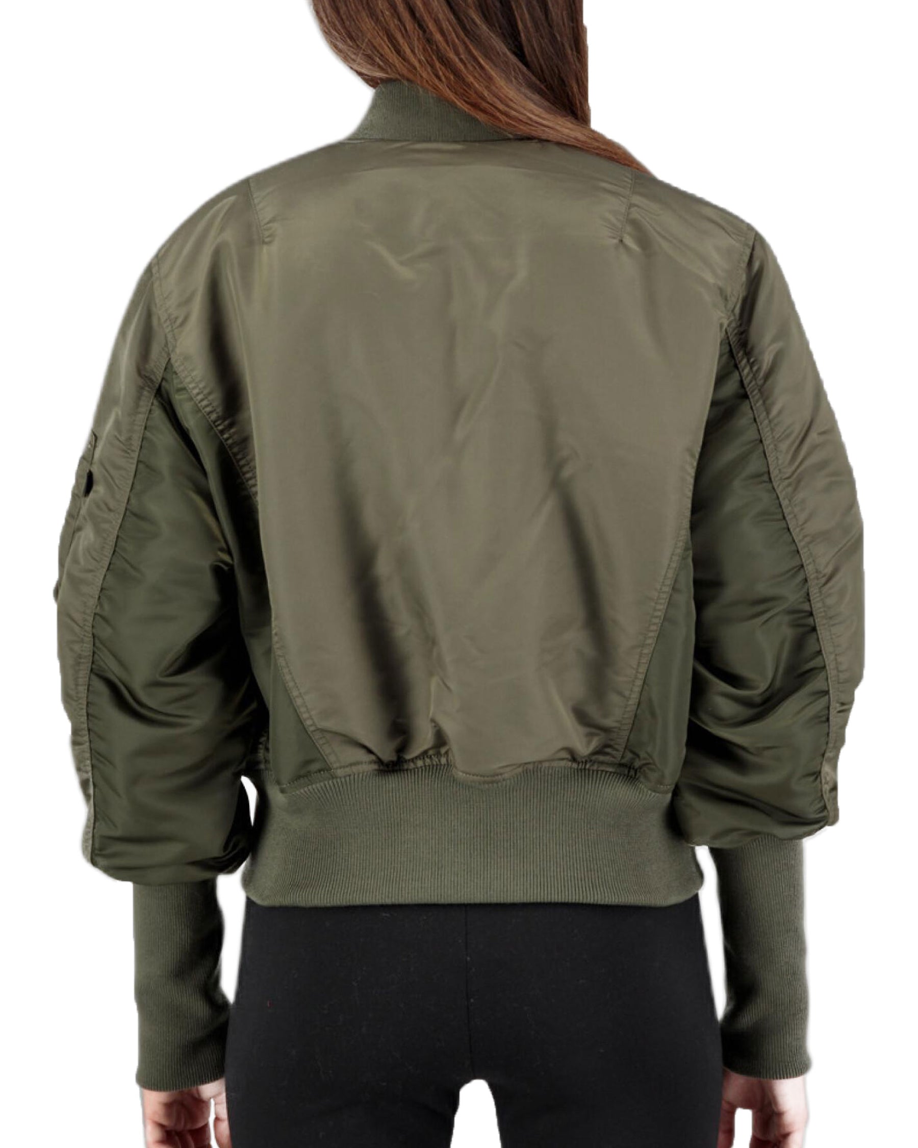 Giacca Donna Alpha Industries MA-1 Cyber Wmn Mud Olive