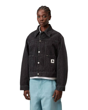 Carhartt Wip Belmar Jacket Snake Camo Women's Jacket Black