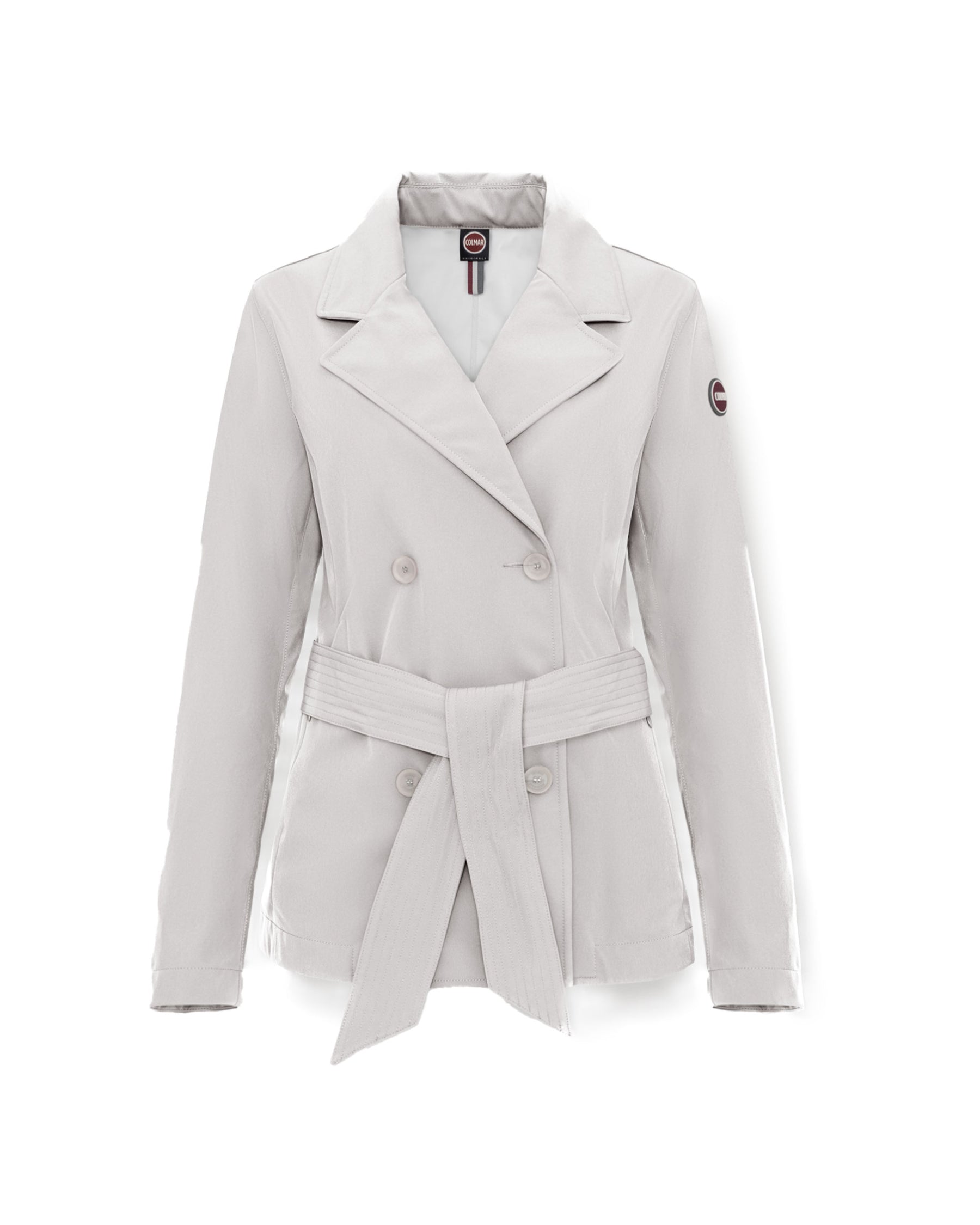 Giacca Donna Colmar Original Trench Corto Impermeabile Beige