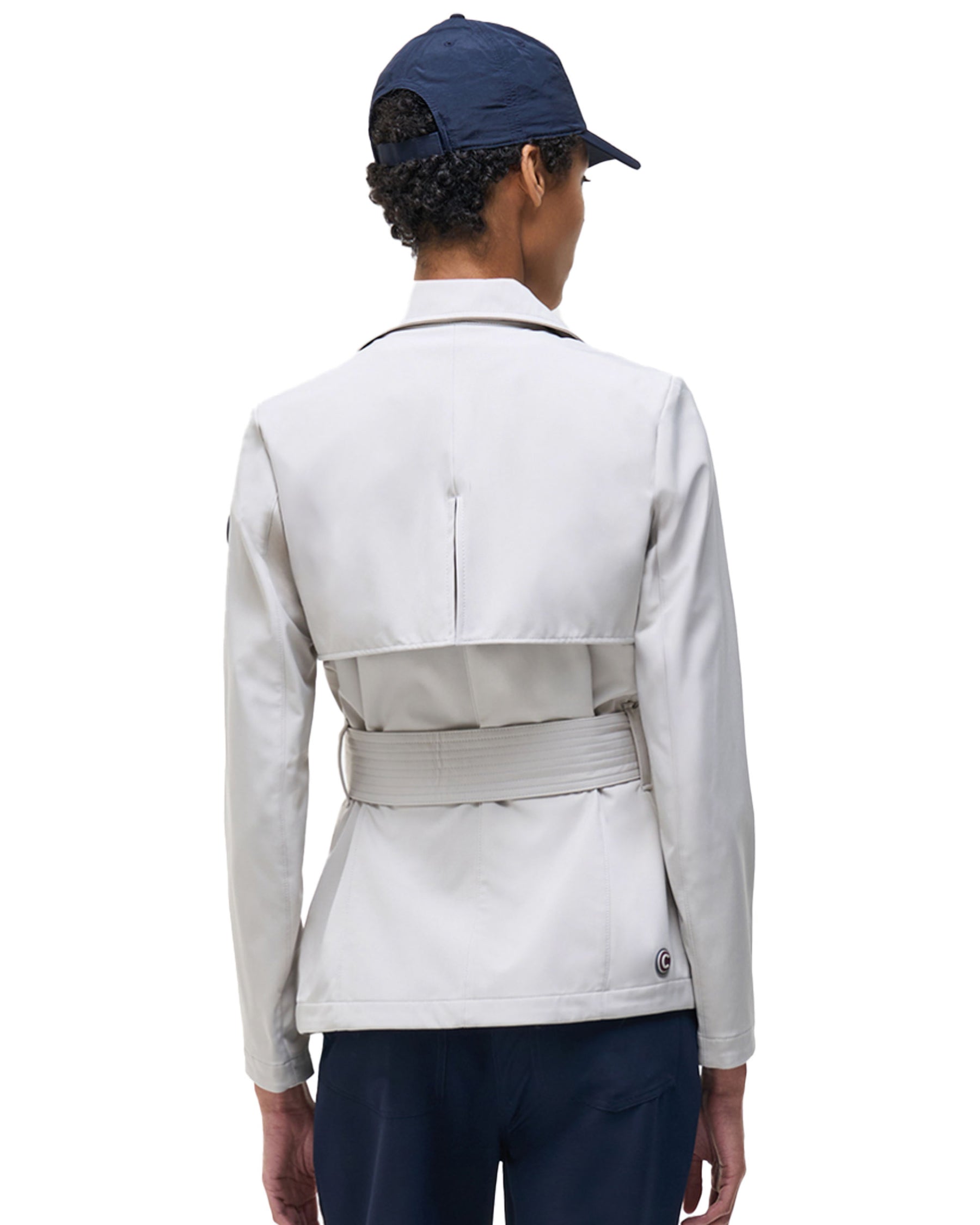 Giacca Donna Colmar Original Trench Corto Impermeabile Beige