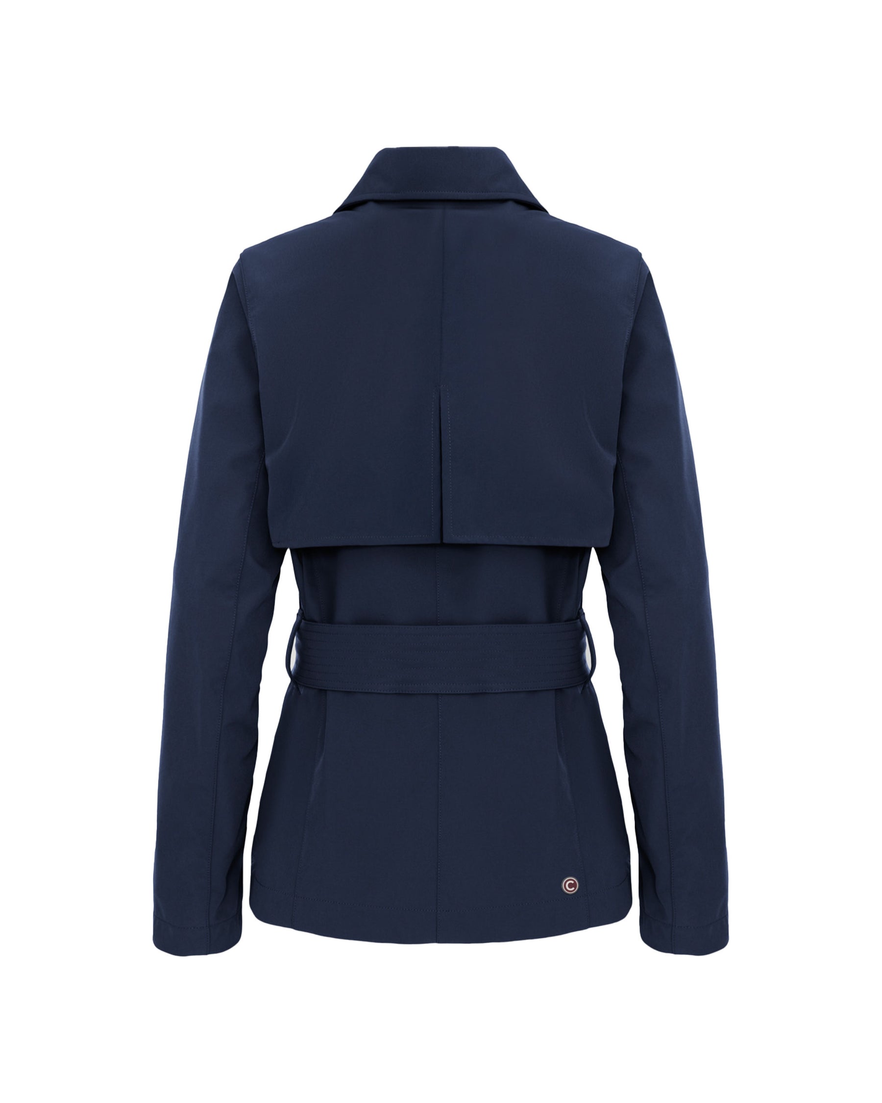 Giacca Donna Colmar Original Trench Corto Impermeabile Blu