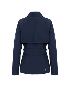 Giacca Donna Colmar Original Trench Corto Impermeabile Blu