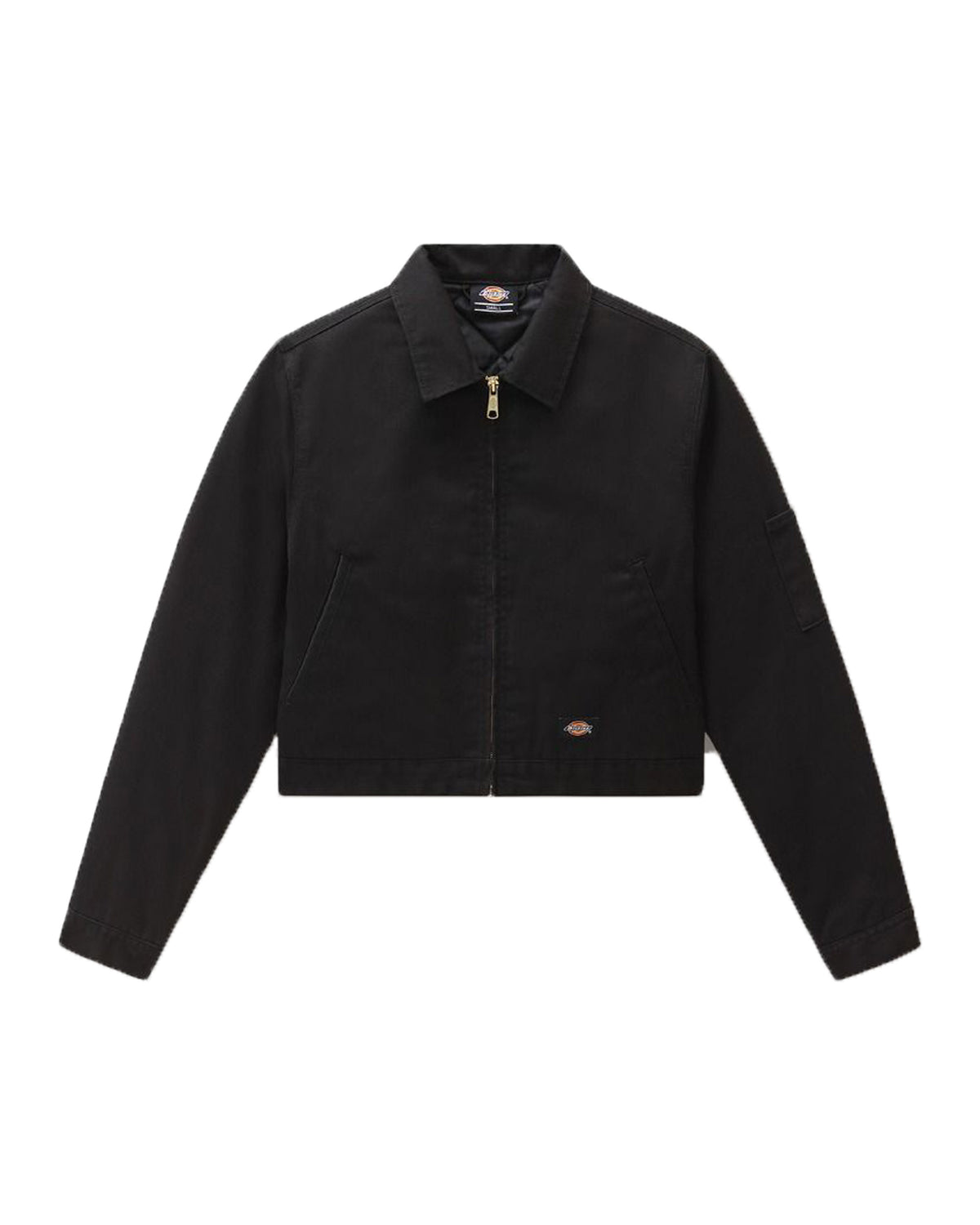 Woman Jacket Dickies Lined Eisenhower Cropped W Rec Black