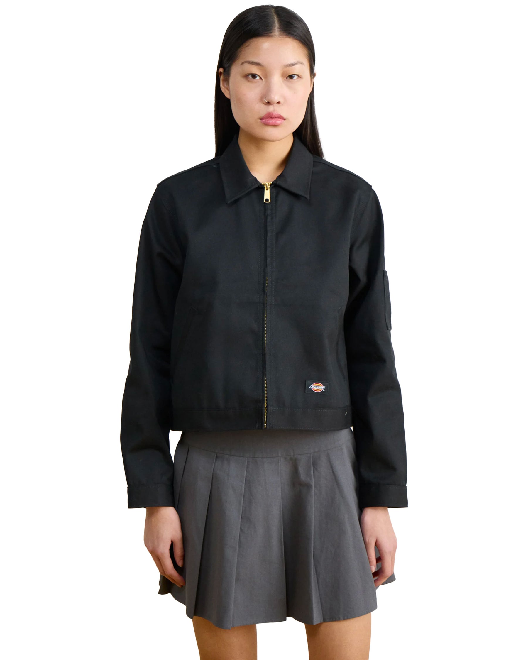 Giacca Donna Dickies Unlined Cropped Eisenhower Jacket Black