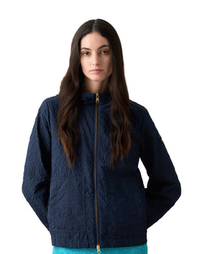 Giacca Donna Goffrata Colmar Originals Blu