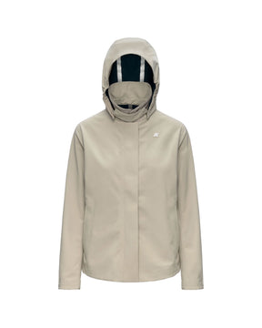 K-Way Bleizou Bonded Women's Jacket Beige