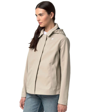 K-Way Bleizou Bonded Women's Jacket Beige