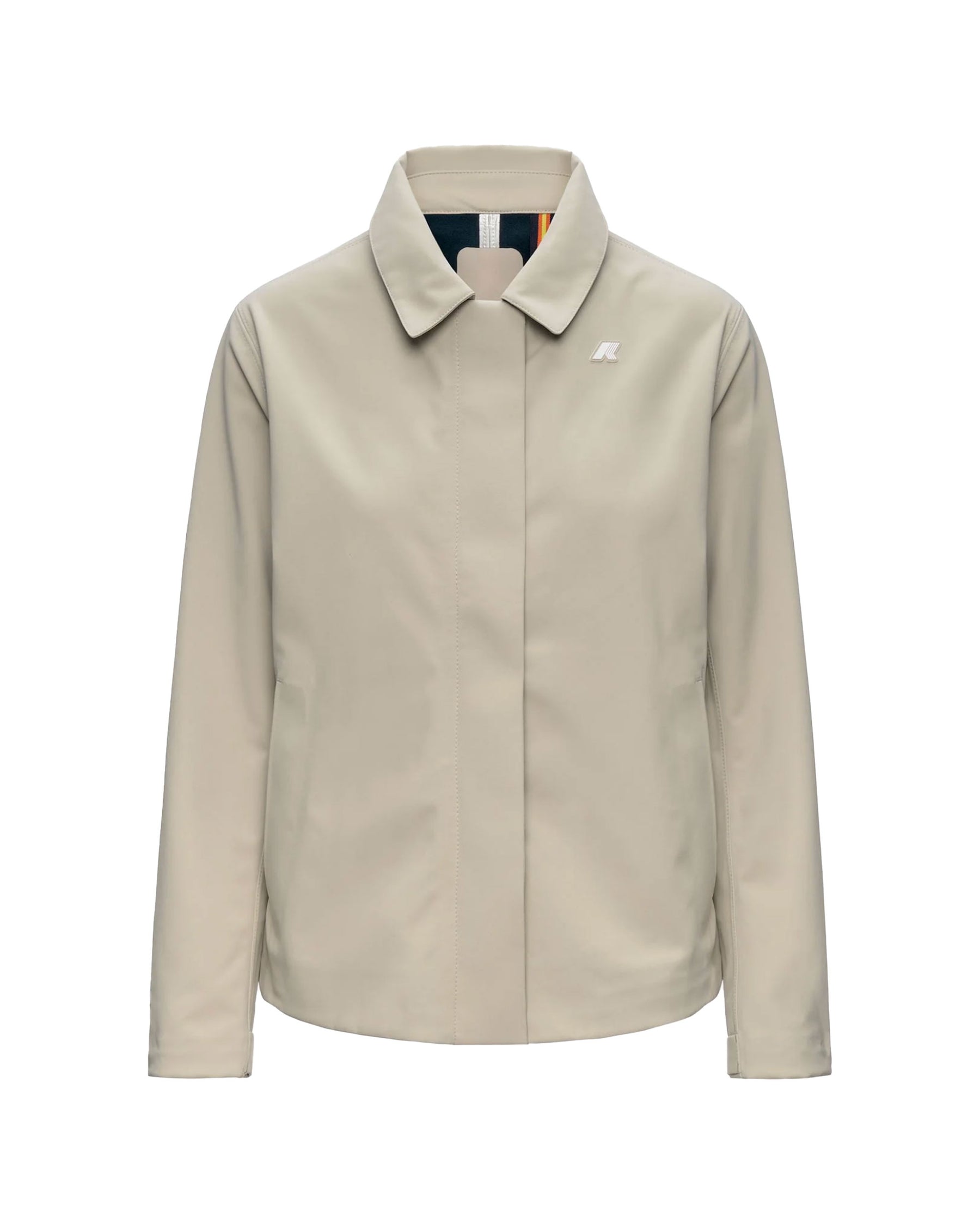 K-Way Bleizou Bonded Women's Jacket Beige