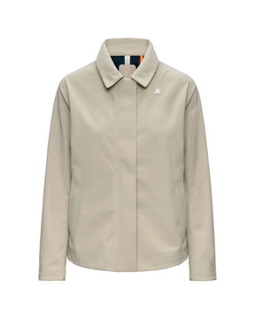K-Way Bleizou Bonded Women's Jacket Beige