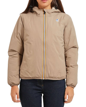 Giacca Donna K-Way Claudette Orsetto Beige
