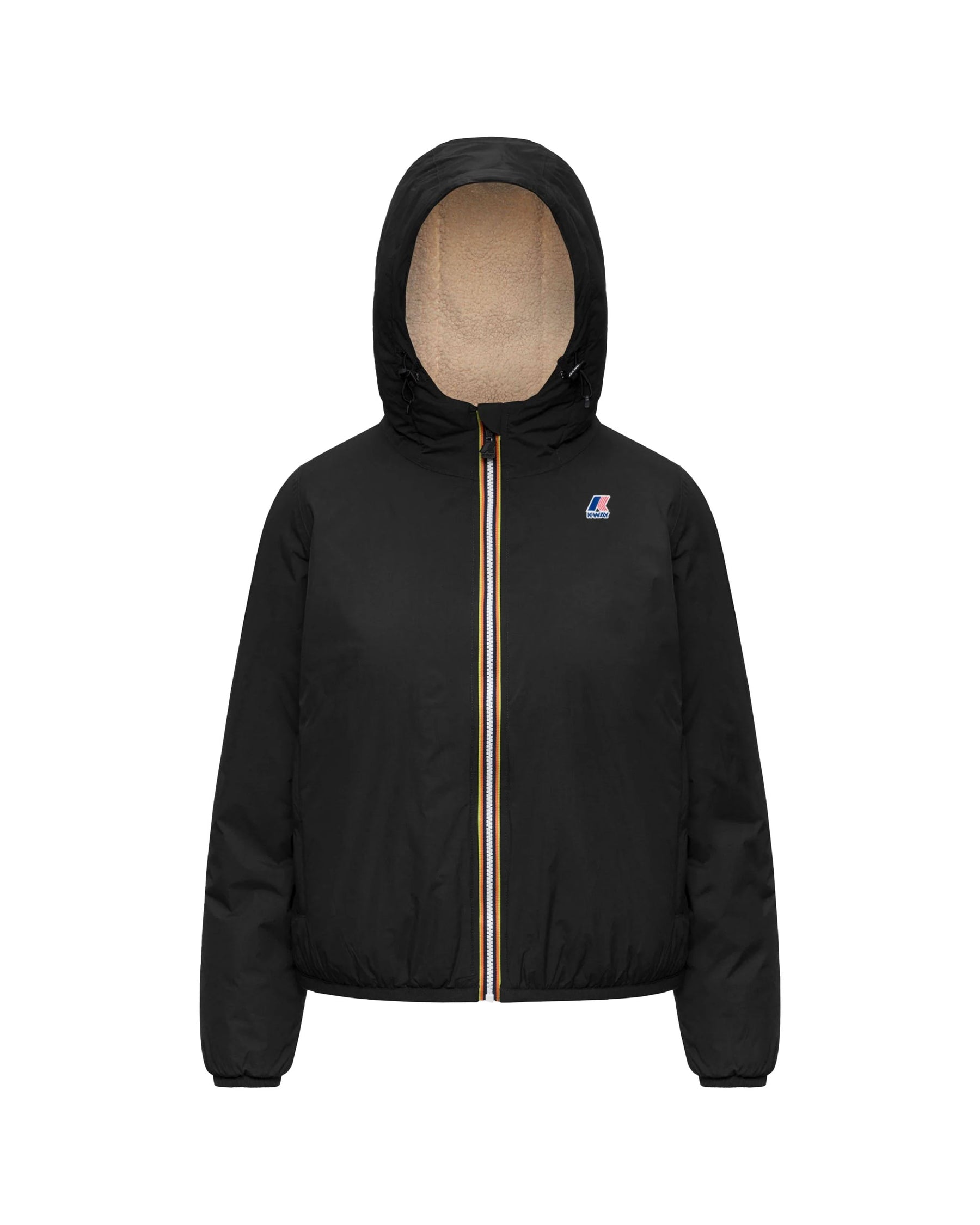 Giacca Donna K-Way Claudette Orsetto Nero