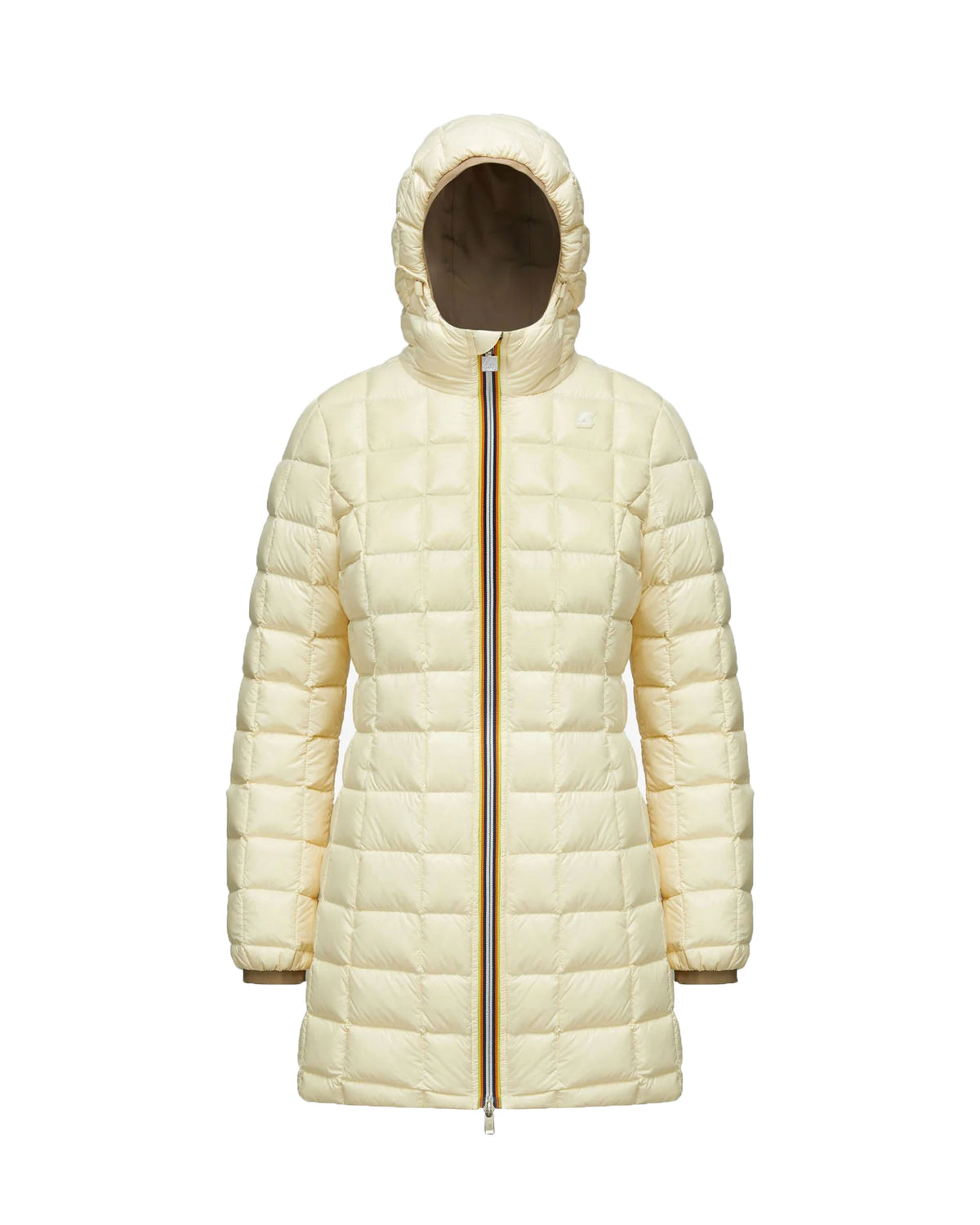 Woman 'sJacket K-Way Denise Eco Stretch Thermo Double Beige