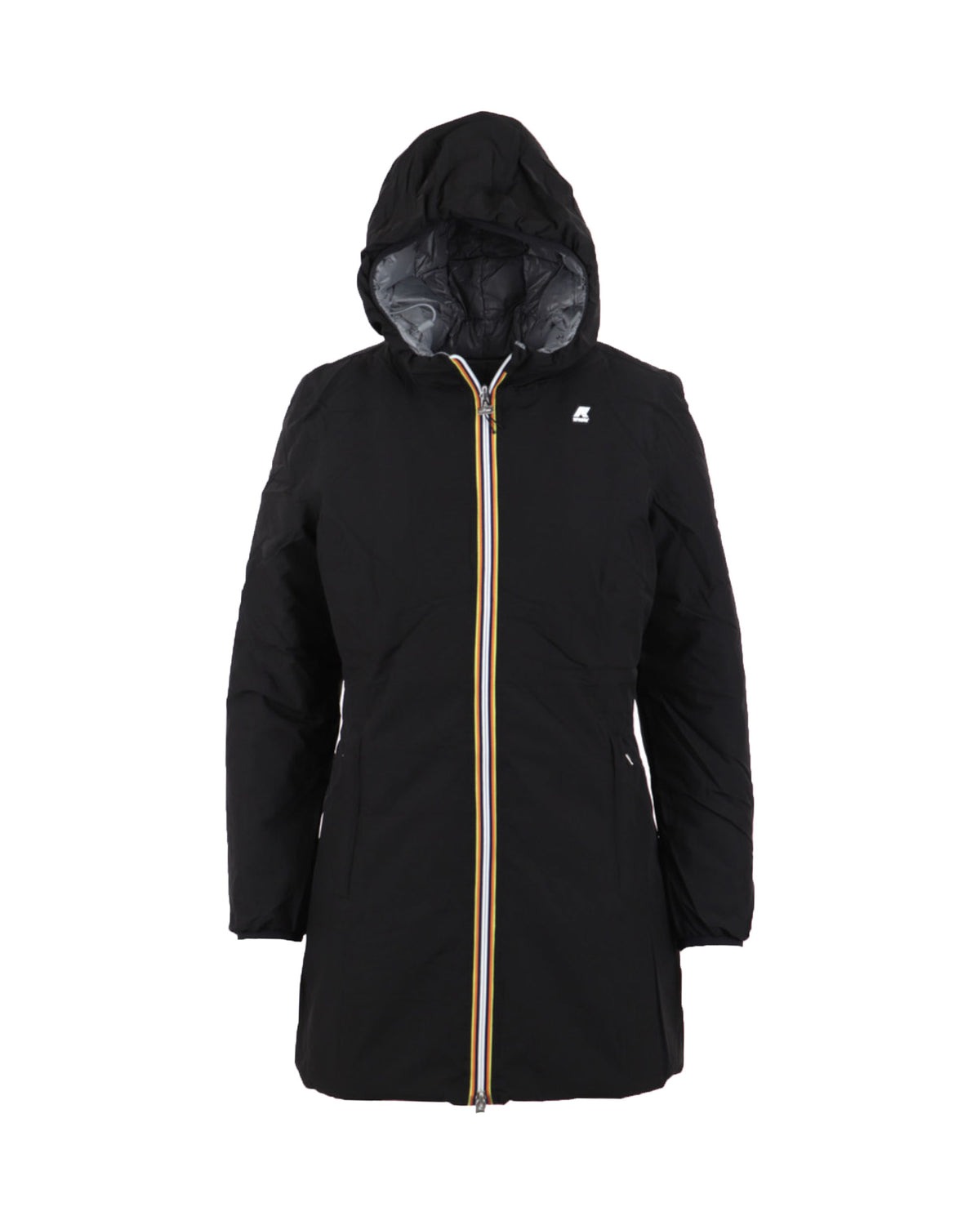 Woman's Jacket K-Way Denise Eco Stretch Thermo Double Black